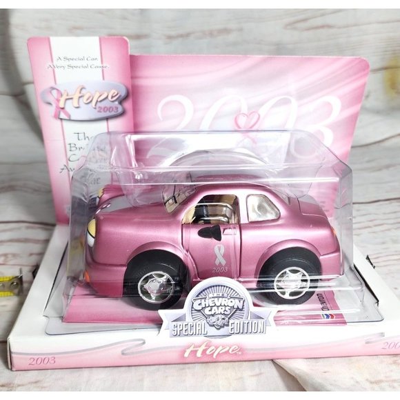 The Chevron Cars Hope 2003 Techron - Breast Cancer Awareness Toy Collectible - Picture 16 of 16